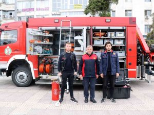 Bu İtfaiye Aracı Karadeniz’de Tek