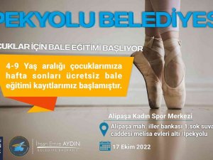 İ̇pekyolu Belediyesi’nden Ücretsiz Bale Kursu