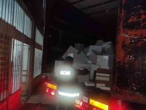Konya’da 4 Milyon 610 Bin Adet Makaron Ele Geçirildi
