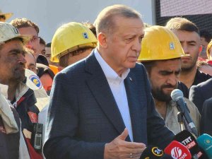 Cumhurbaşkanı Erdoğan, Maden Kazasında Son İşçiye De Ulaşıldığını, Hayatı Kaybedenlerin Sayısının 41’e Yükseldiğini Söyledi.