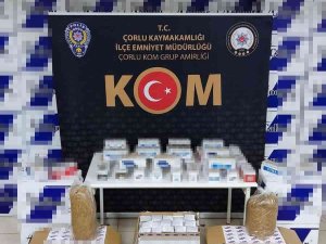 Tekirdağ’da Milyonlarca Makaron Ele Geçirildi
