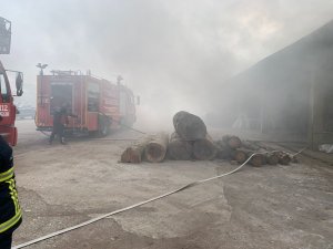 Kereste Fabrikasında Yangın