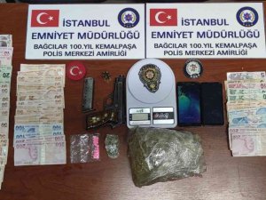 Polis Arama Yapmak İsteyince Silah Çeken Şüpheliden Uyuşturucu Çıktı