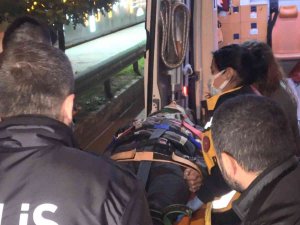 Motosikletten Fırladı, 10 Metreden Aşağı Yuvarlandı