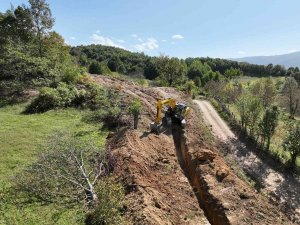 İ̇negöl Gedikpınar Göleti Sulamasında Çalışmalar Devam Ediyor