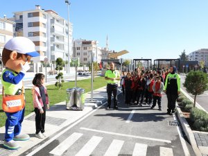 Karatay Trafik Eğitim Parkında Eğitimler Başladı
