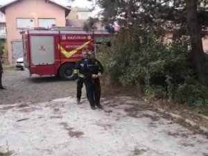 Erzurum’da Metruk Binada Yangın