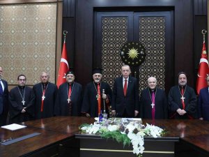 Cumhurbaşkanı Erdoğan, Süryani Katolik Patriği’ni Kabul Etti