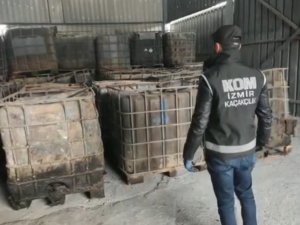 İ̇zmir’de 1 Milyon Litre Karışımlı Akaryakıt Ele Geçirildi