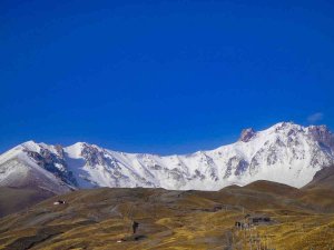 Erciyes’e Kar Yağdı