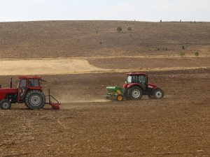 Uygulama Tarlalarında Hububat Ekimi Yapılıyor