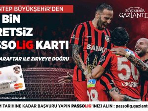 Gaziantep Fk Taraftarlarına 100 Bin Adet Ücretsiz Passolig Kartı