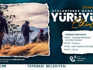 Tepebaşı Belediyesi’nden Doğa Yürüyüşü