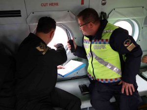 Jandarmadan Helikopter Destekli Trafik Denetimi