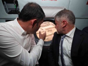 Bakanlar Kentsel Dönüşüm Alanını Havadan İnceledi