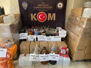 İ̇zmir’de Yaklaşan Yılbaşı Öncesi Sahte İçki Operasyonu