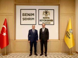 Konya Protokolünden Başkan Altay’a Tebrik Ziyareti