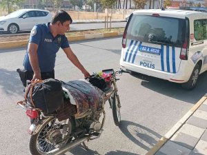 Polisin Şüphelendiği Motosiklet Çalıntı Çıktı
