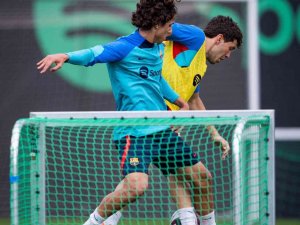 Emre Demir, Barcelona A Takım İdmanında