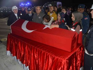 Şehit Baybörü’nün Naaşı Ankara’ya Uğurlandı
