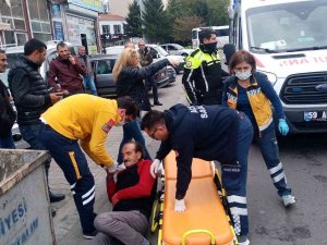 Ters Yöne Giren Sürücü Engelli Vatandaşa Çarptı
