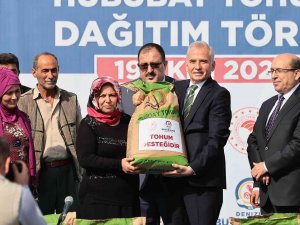 Denizli’de 4 Bin 892 Çiftçiye 1,5 Ton Sertifikalı Tohum Desteği