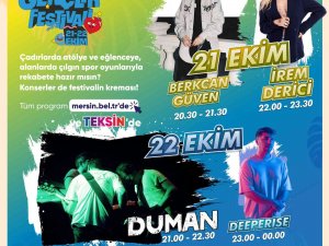 Mersin Gençlik Festivali 21-22 Ekim’de