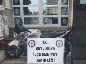 Beylikova’da Çalıntı Motosiklet Bulundu