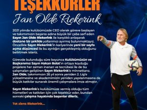İ̇skenderunspor’da Riekerink İle Yollar Ayrıldı