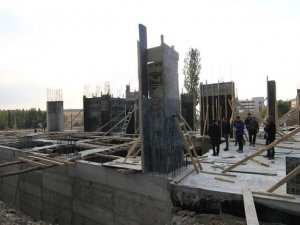 Kaymakam Nasır, Spor Kompleksinin İnşaatın İncelemede Bulundu