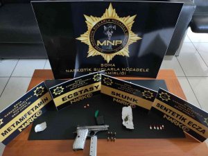 Uyuşturucu Ve Ruhsatsız Tabancayla Yakalanan Şahıs Tutuklandı