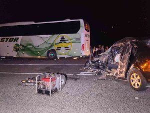 Seydikemer’de Otobüsle Otomobil Çarpıştı: 1 Ölü, 1 Yaralı