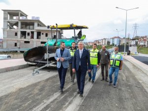 3 İlçenin Bağlantı Sağlayan Yolda Çalışmalar Devam Ediyor