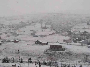 Giresun’un Yüksek Kesimleri Beyaza Büründü