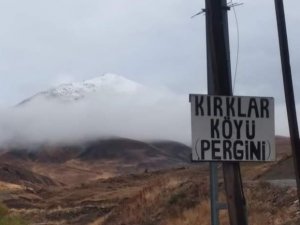 Tunceli’nin Yüksek Kesimlerine Kar Yağdı
