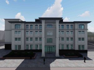 Yeni Belediye Hizmete Binası İnşaatı Devam Ediyor