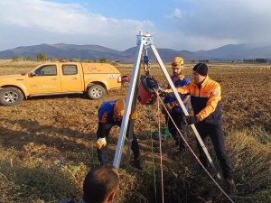 Keçiyi Düştüğü Su Kuyusundan Afad Kurtardı