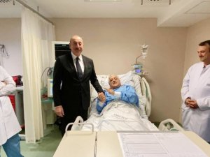Cumhurbaşkanı Aliyev, Binali Yıldırım Ve Şamil Ayrım’ı Hastanede Ziyaret Etti