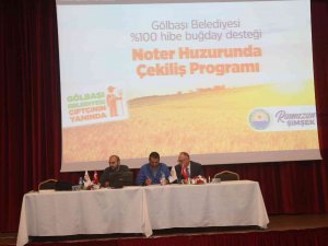 Gölbaşı’nda Yüzde 100 Hibeli Buğday Desteğinin Kuraları Çekildi