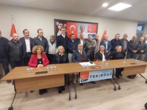 Chp Tekirdağ’dan Toplu İstifa Açıklaması