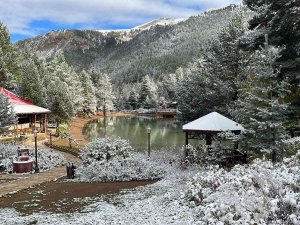Limni Gölü’nden Kar Manzaraları