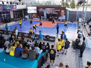 Konya’da 3x3 Basketbol Turnuvası Heyecanı Yaşandı