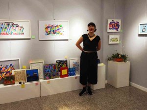 Ressam Arı, Dördüncü Kişisel Sergini Açtı