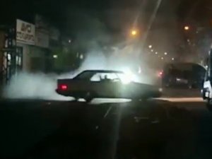 Akaryakıt İstasyonunda Drift Atan Sürücü Yakalandı