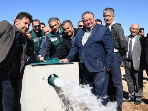 Vali Akkoyun Taşkale Göleti Vana Açılışına Katıldı