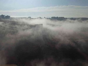 Siirt’te Sis Bulutu Örtüsü Oluştu