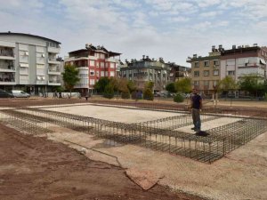 Kepez’in Kütüphane İnşaatı Devam Ediyor