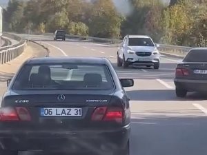 Karayolu’nda Geri Geri Gitti, Cezadan Kaçamadı