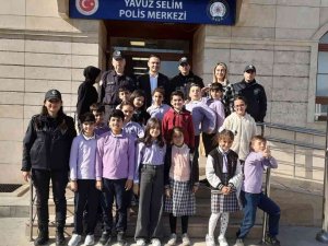 İ̇lkokul Öğrencileri Polis Merkezinde Ağırlandı