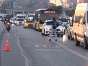 Kadıköy’de Usulsüz Çakar Ve Siren Denetimi